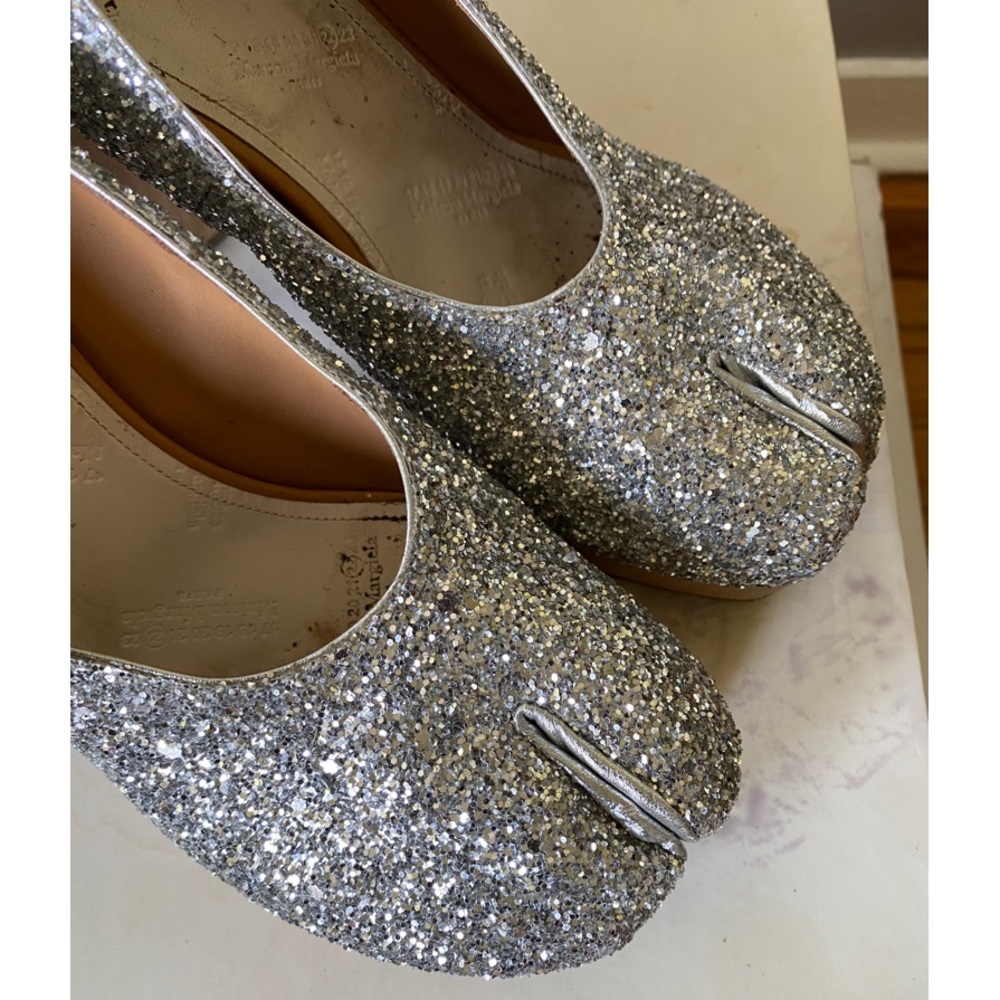 Maison Margiela 22 Glitter Tabi Ballet Platform